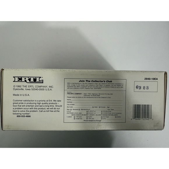 Vintage ERTL Budweiser 1931 Hawkeye Crate Bank Diecast Metal Truck 1/34 Boxed - Picture 6 of 6